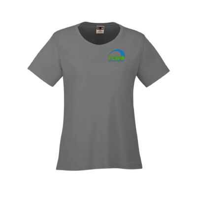 Ladies Grey Performance T-Shirt  Thumbnail