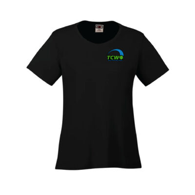 Ladies Black Performance T-Shirt  Thumbnail