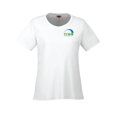 Ladies White Performance T-Shirt  Thumbnail