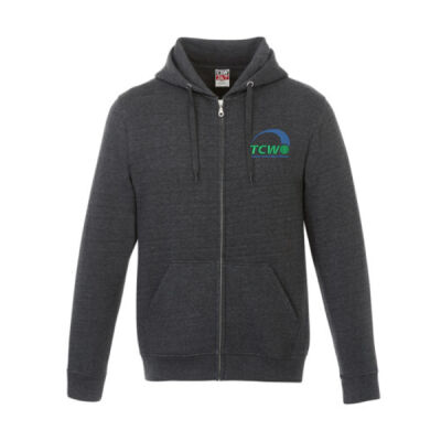 Unisex Embroidered Zip Up Hoodie Thumbnail
